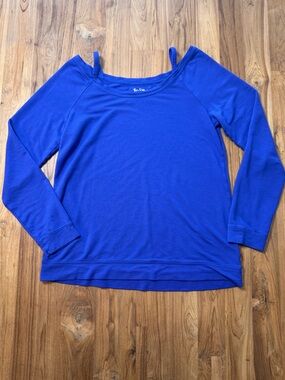 Lilly Pulitzer Luxletic Shirt Women’s Medium Blue/Purple Tank Straps